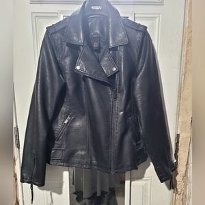 Love and Legend  faux leather Motorcycle Jacket Sz 2X